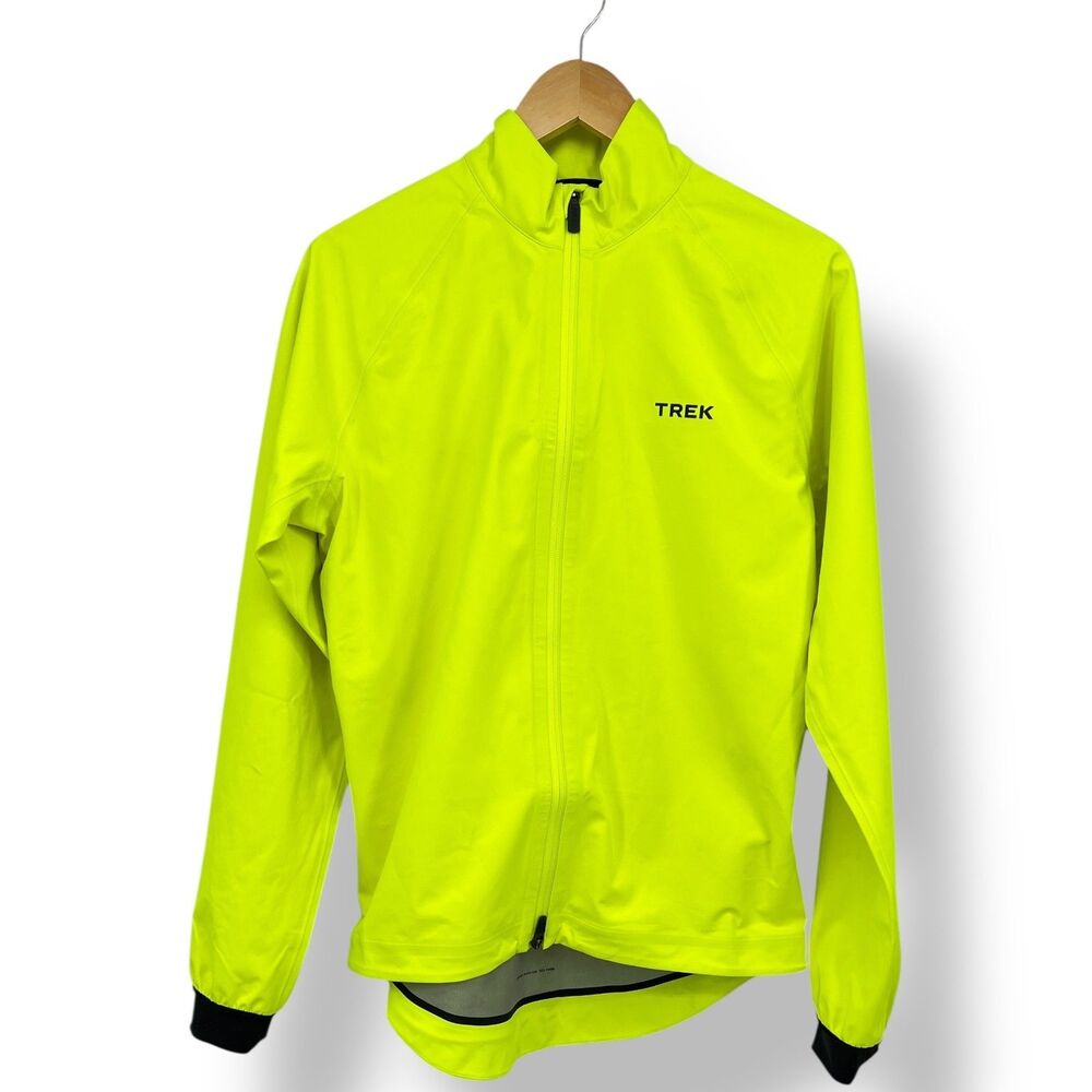 Trek Circuit Rain Radioactive Yellow Jacket Mens Size Medium